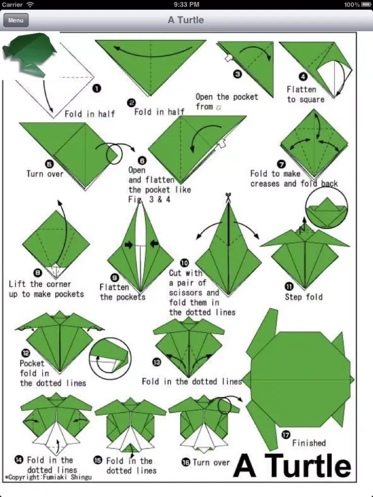 Origami Made Easy iPad 應用截圖