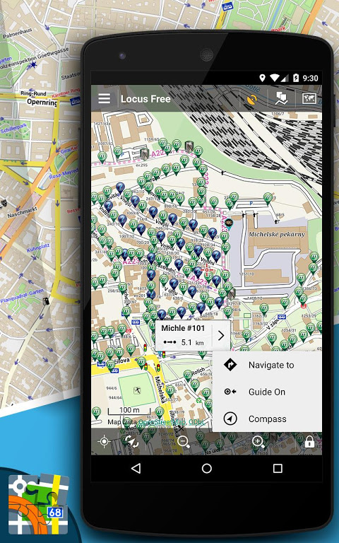 Locus add-on - Munzee Screenshots
