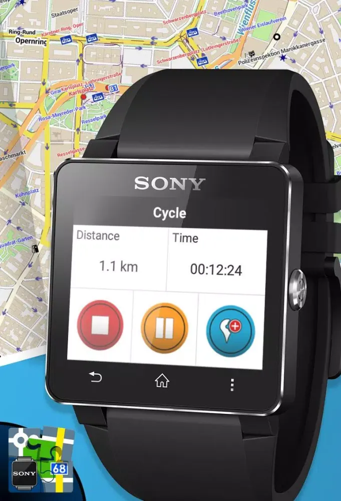 Screenshot di Locus Map - add-on SmartWatch2