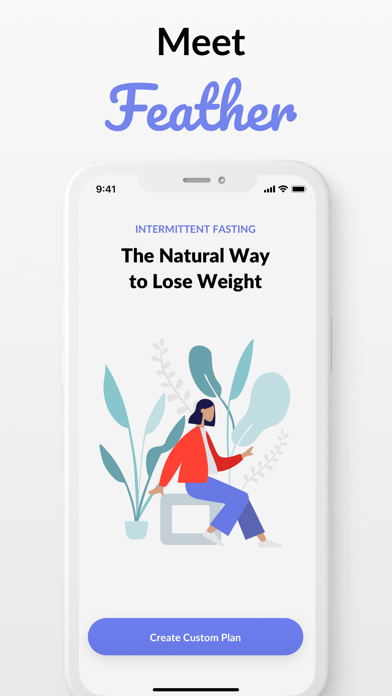 Скриншоты Feather - Intermittent Fasting