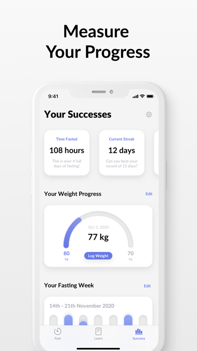 Скриншоты Feather - Intermittent Fasting