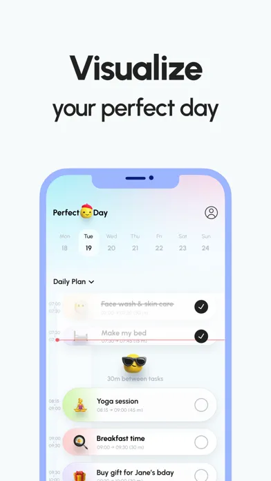 Zrzuty ekranu Perfect Day: Organize Your Day