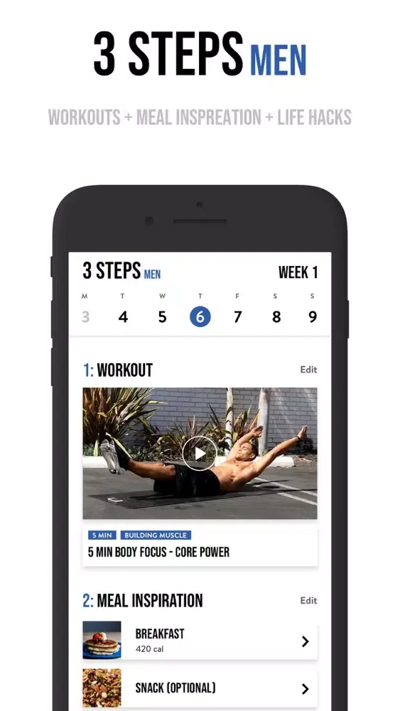 تصاویر 3 Steps Men: Weight Loss Plan