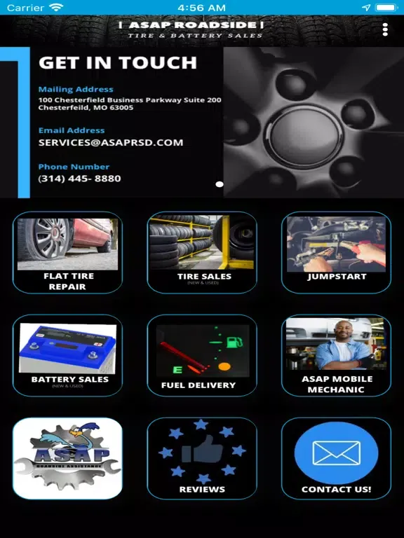 Capturas de pantalla de ASAP ROADSIDE ASSISTANCE INC. iPad 