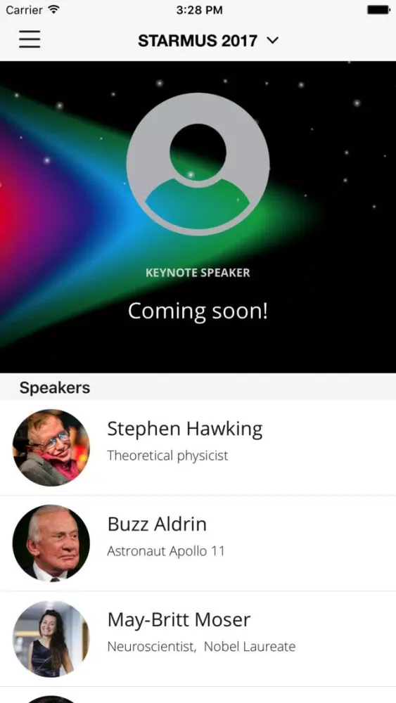 Starmus Festival Official App 스크린샷