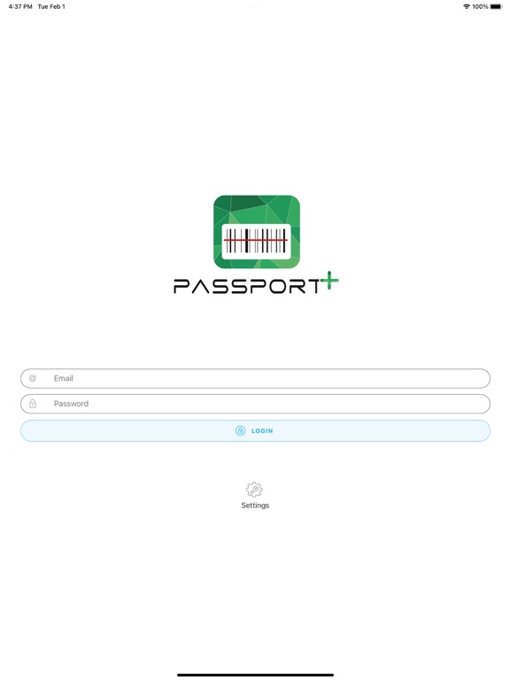 Ảnh chụp màn hình của PassportPlus iPad 