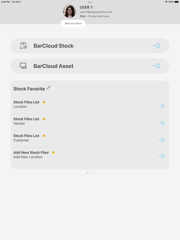Ảnh chụp màn hình của PassportPlus iPad 