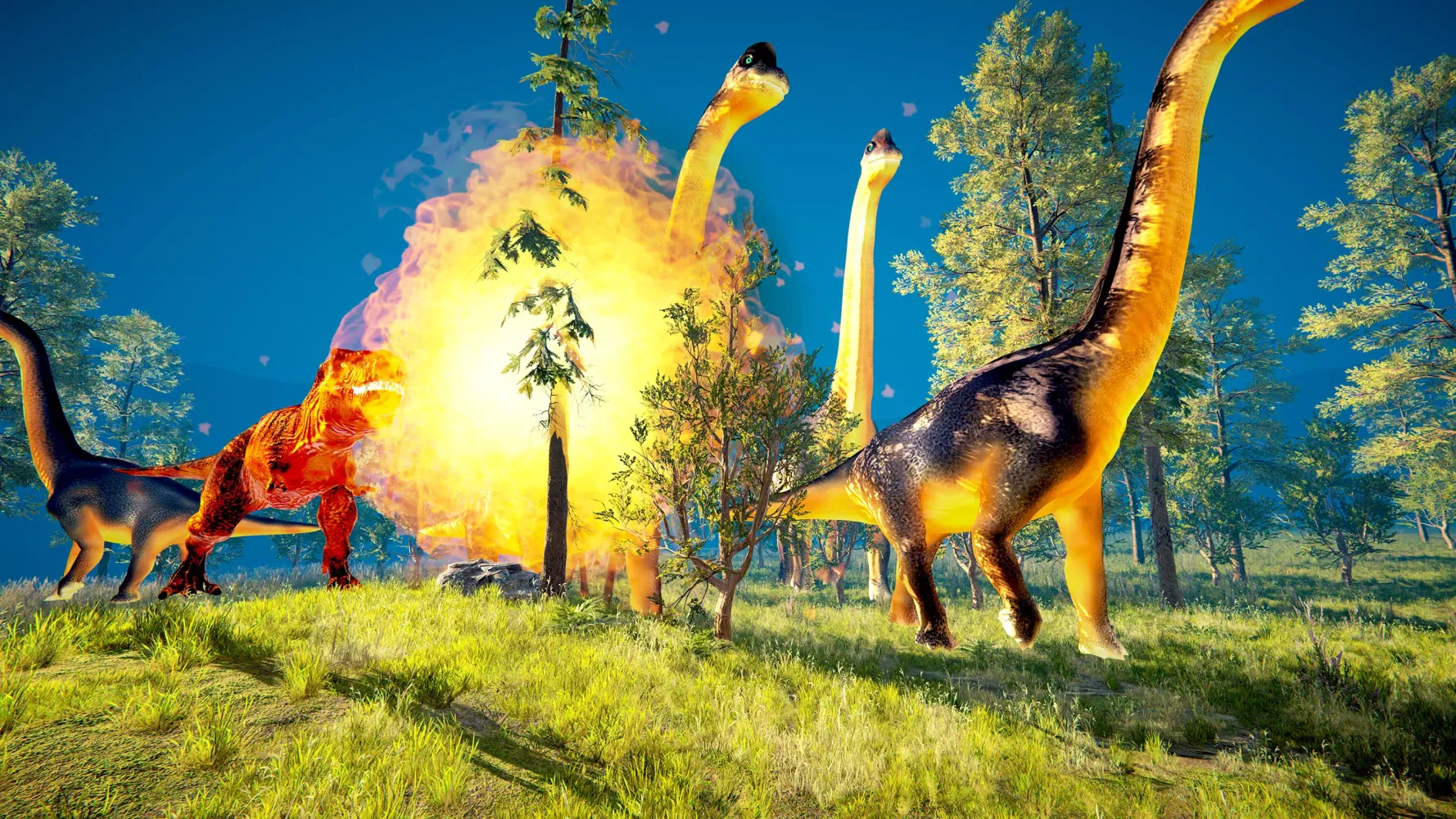 ภาพหน้าจอของ Hungry T Rex : Dino Game