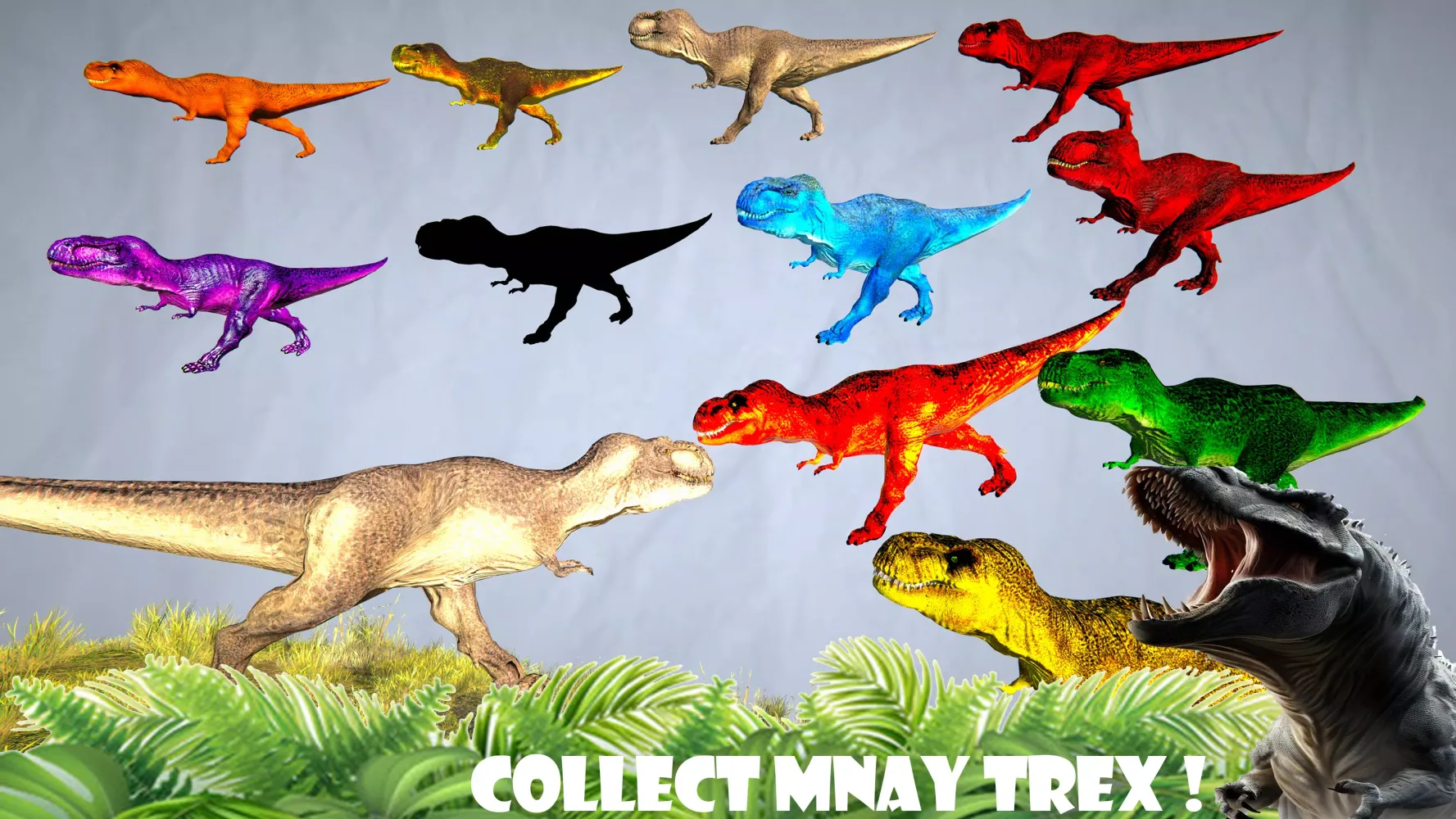 ภาพหน้าจอของ Hungry T Rex : Dino Game
