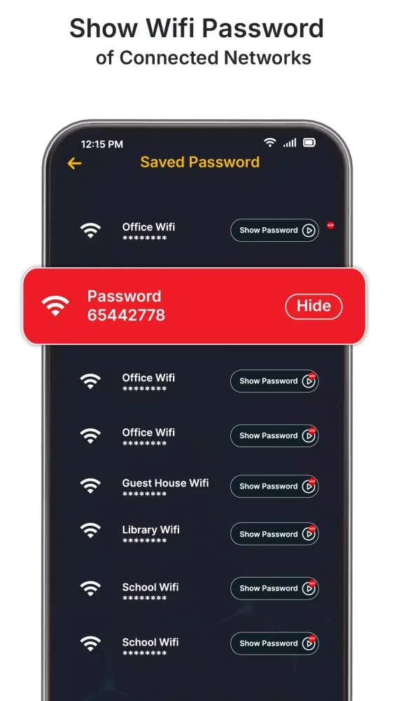 Wifi Password Show: WIFI key Screenshots