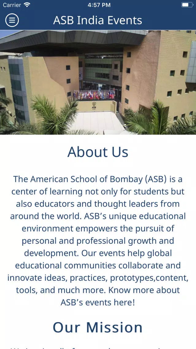 Screenshot di ASBIndia Events