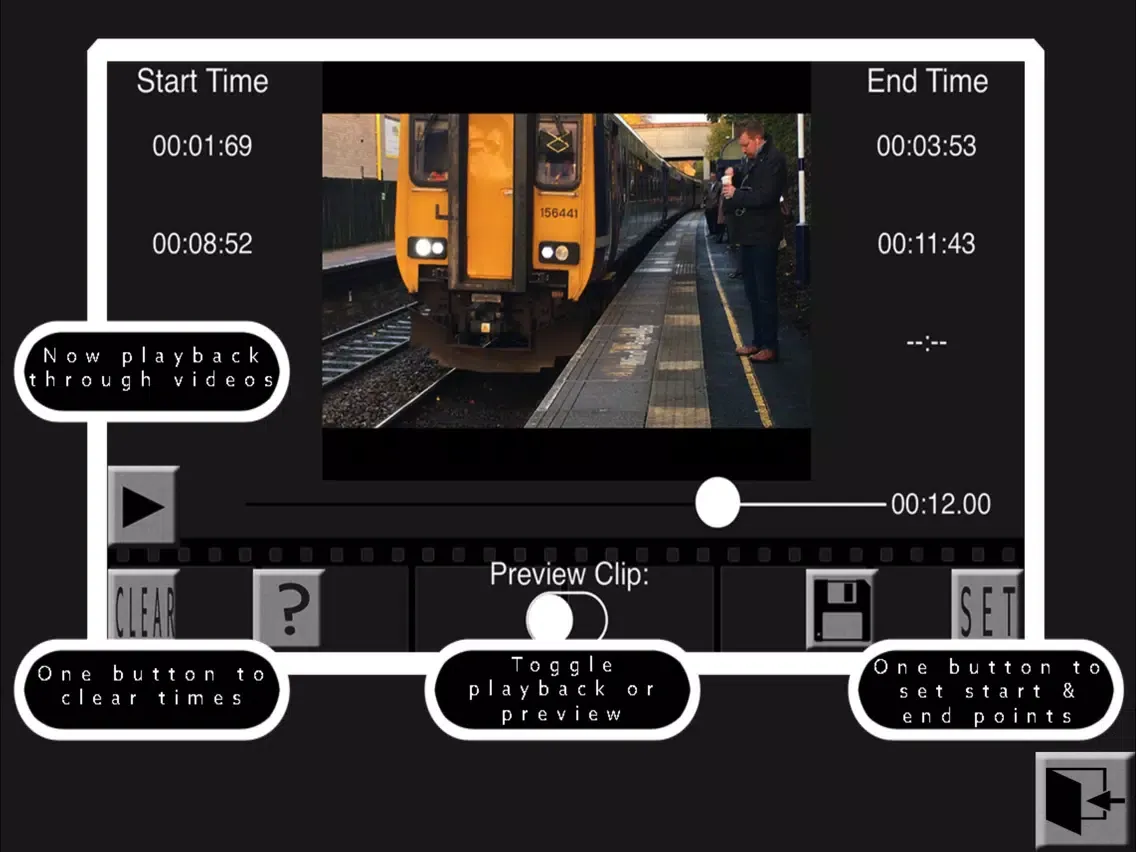 Capturas de tela do Movie Director Video Trimmer iPad 