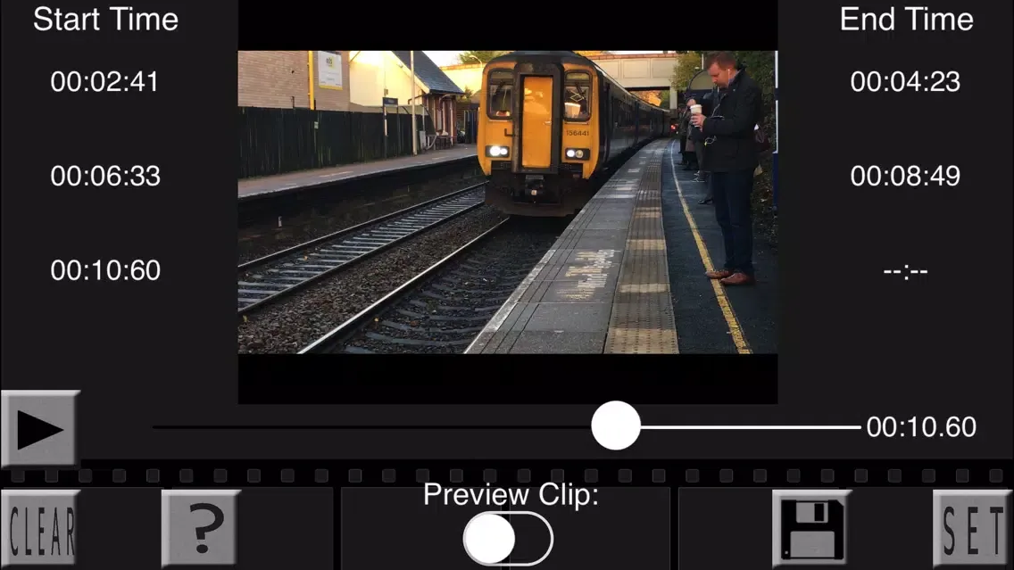 Capturas de tela do Movie Director Video Trimmer