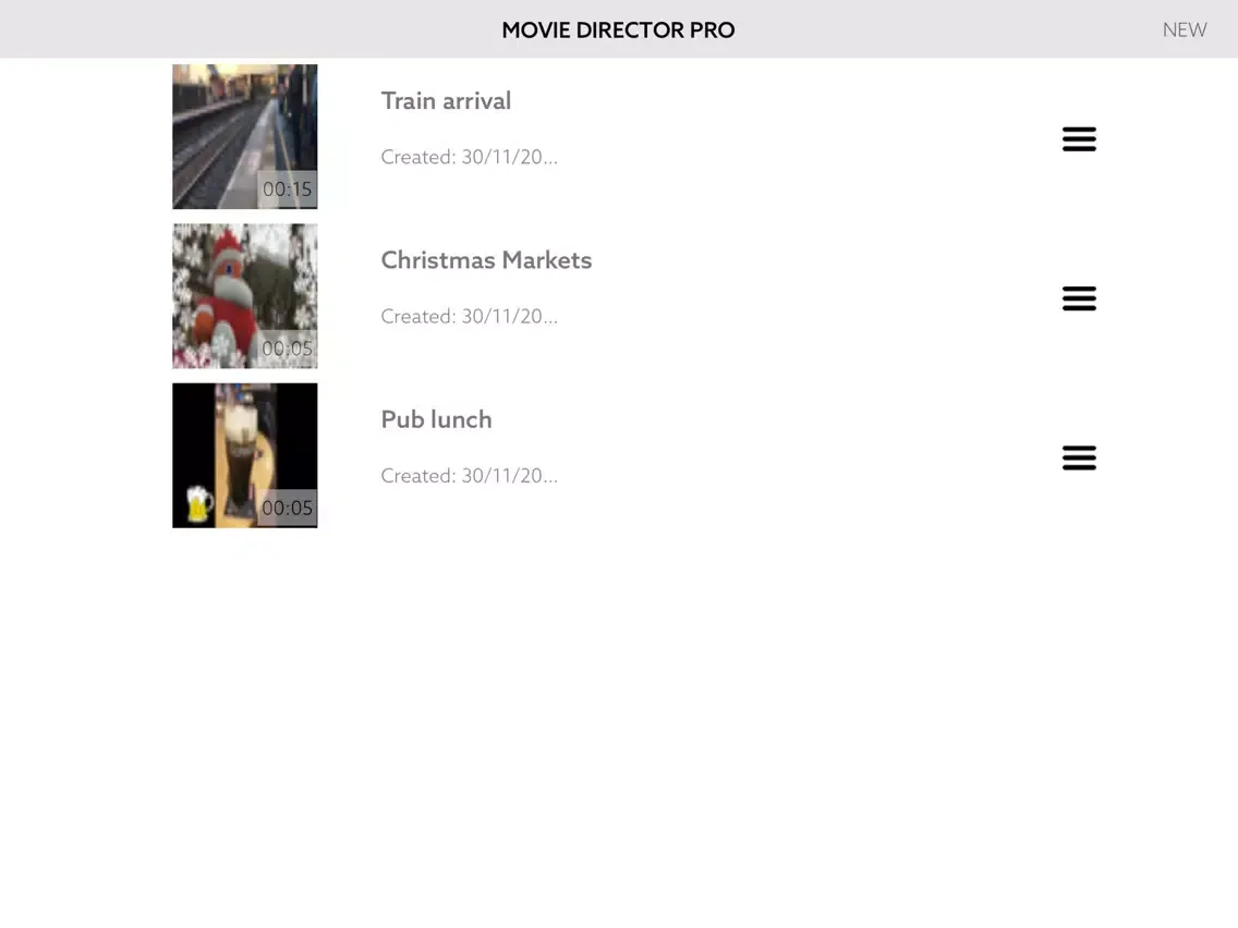 Movie Director Pro iPad  スクリーンショット