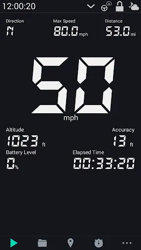 GPS HUD Speedometer Screenshots