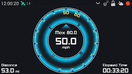 GPS HUD Speedometer Screenshots