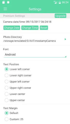 Ảnh chụp màn hình của Camera Timestamp Pro