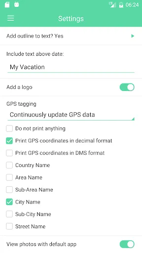 Ảnh chụp màn hình của Camera Timestamp Pro