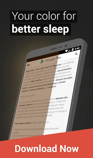 Blue Light Filter & Night Mode Screenshots