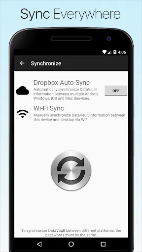 Capturas de pantalla de DataVault Password Manager