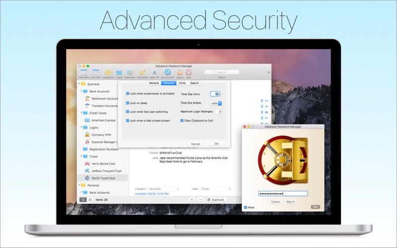 Скриншоты Password Manager Data Vault
