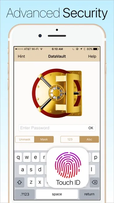 Capturas de tela do Password Manager Data Vault