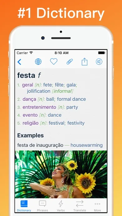 Portuguese Translator + स्क्रीनशॉट