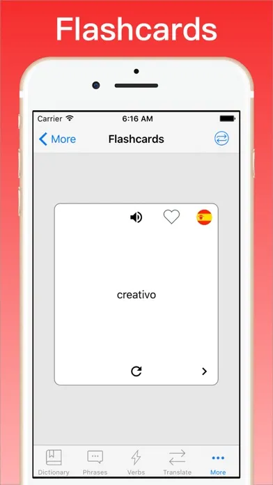 Ảnh chụp màn hình của Spanish Translator + ©
