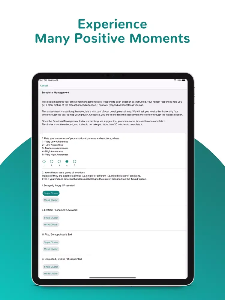inPsyt - Your Mindset Coach iPad  Ekran Görüntüleri