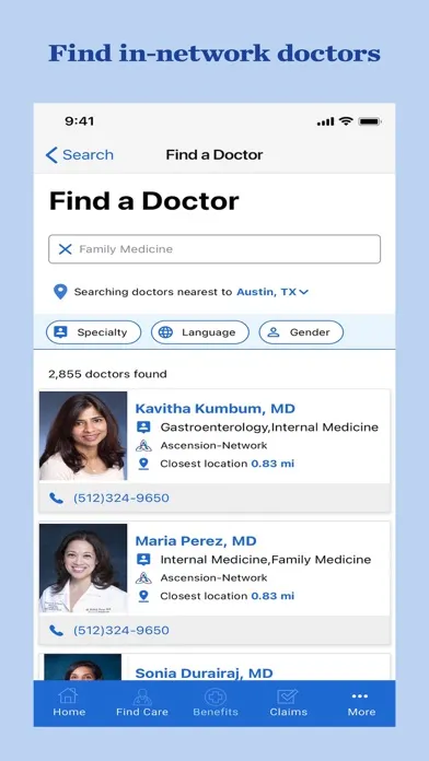 Capturas de pantalla de Ascension SmartHealth