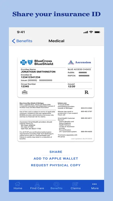 Capturas de pantalla de Ascension SmartHealth