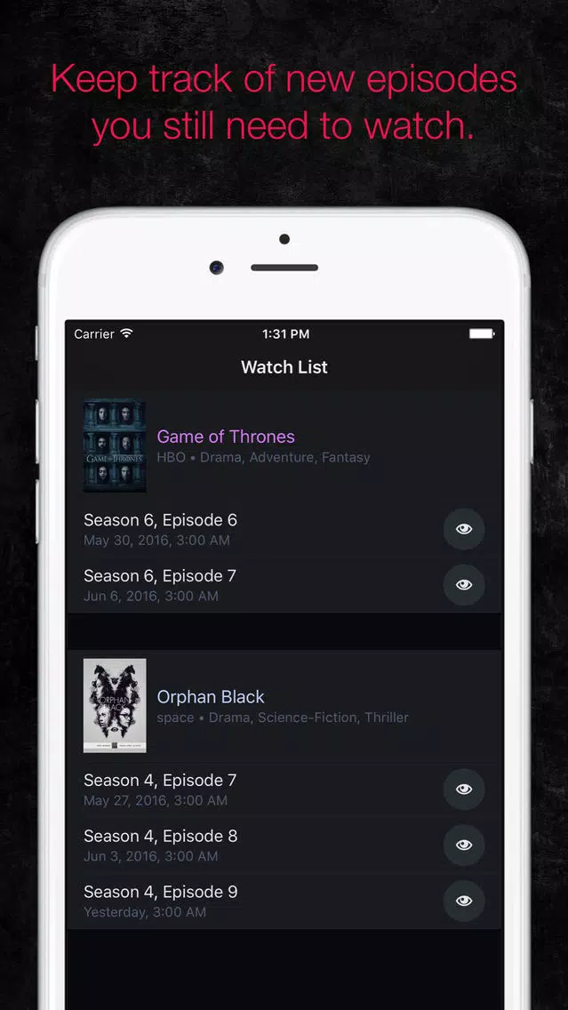 تصاویر Episodes - Never miss TV show episodes again