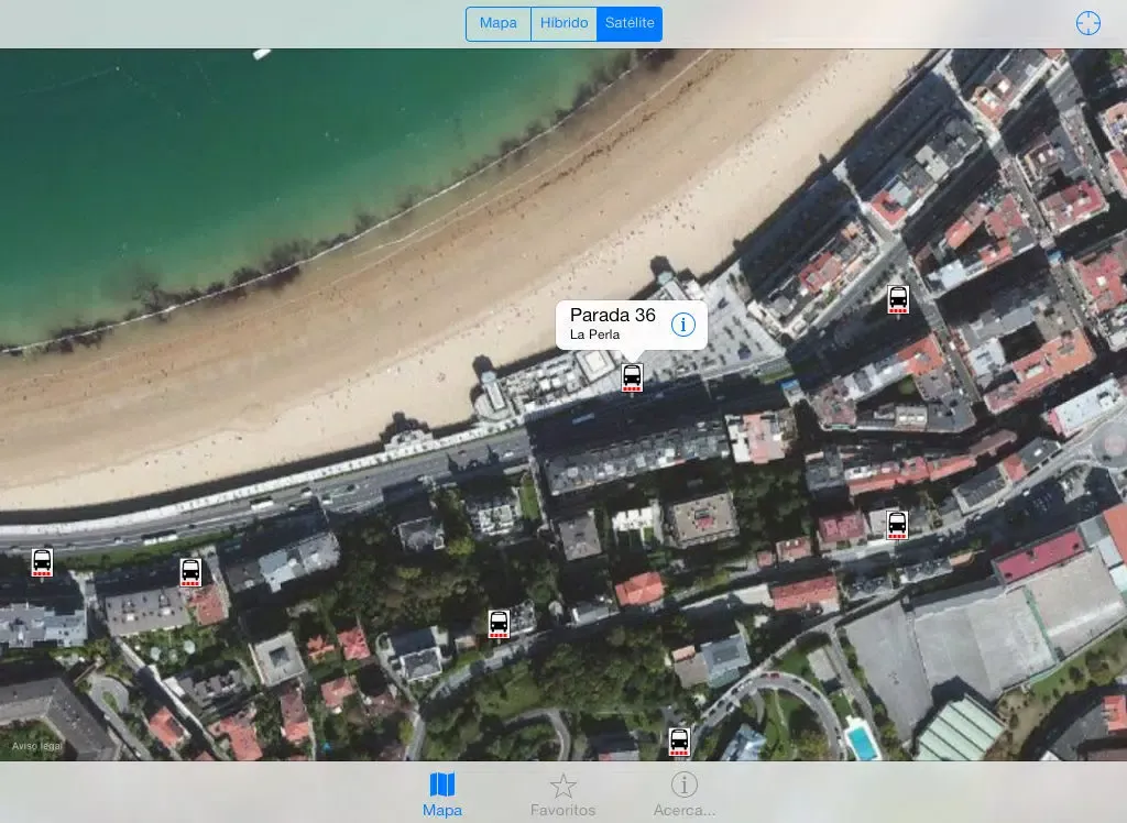 ภาพหน้าจอของ UrbanStep Donostia iPad 