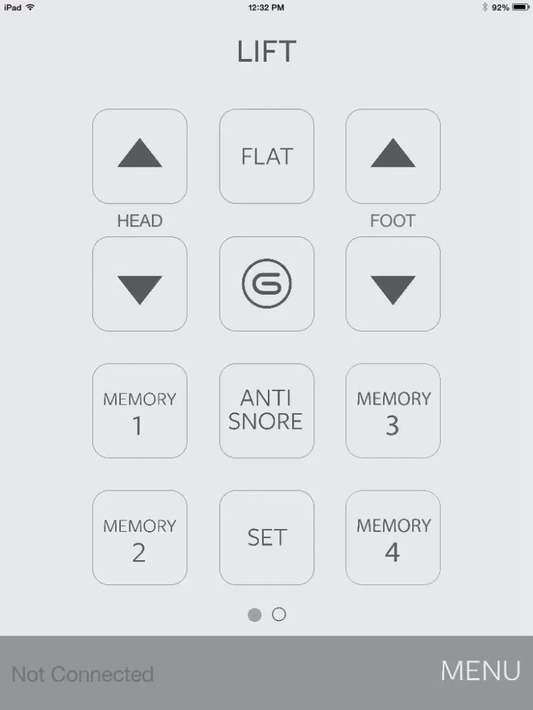 Скриншоты Mattress1st Remote iPad 