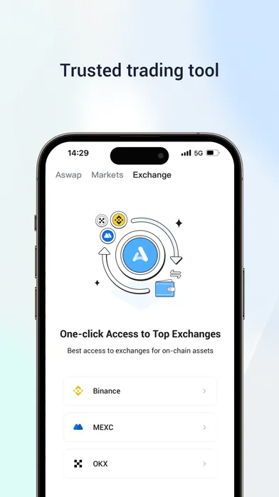 Captures d'écran de AScoin Wallet: Crypto & BTC