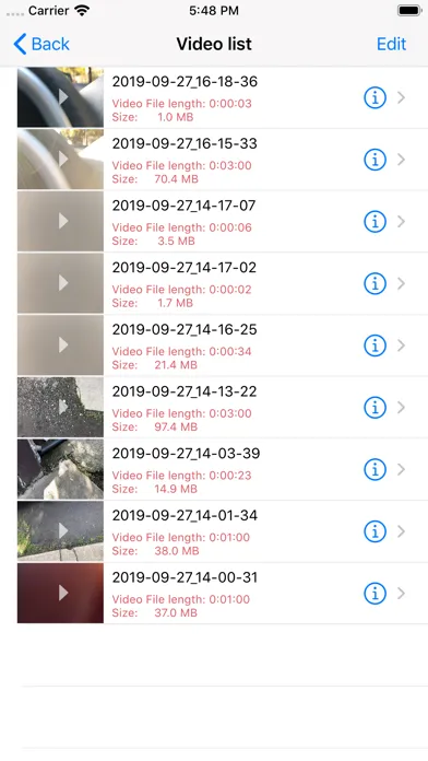 Car Video Record スクリーンショット