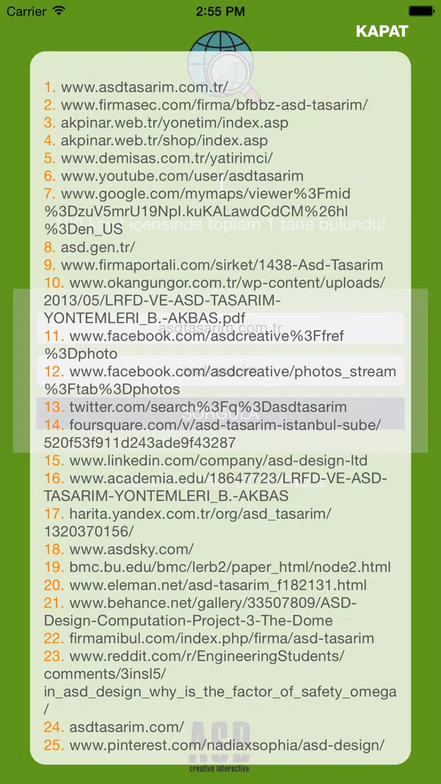 Google'da Sıra Bulucu Screenshots