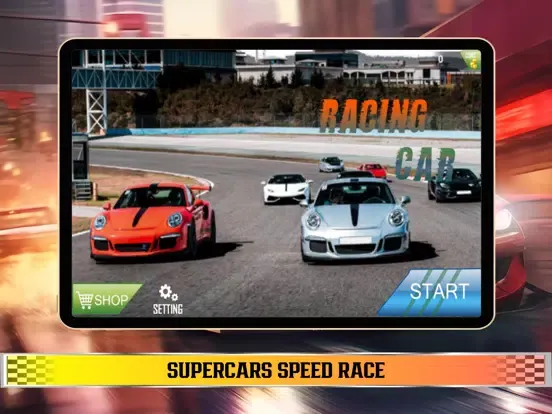 Capturas de tela do Supercars Speed Race iPad 