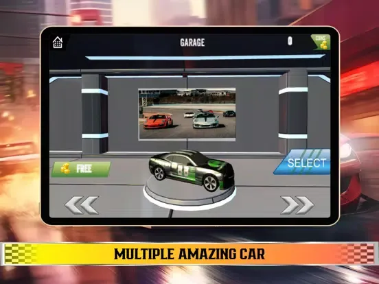 Capturas de tela do Supercars Speed Race iPad 