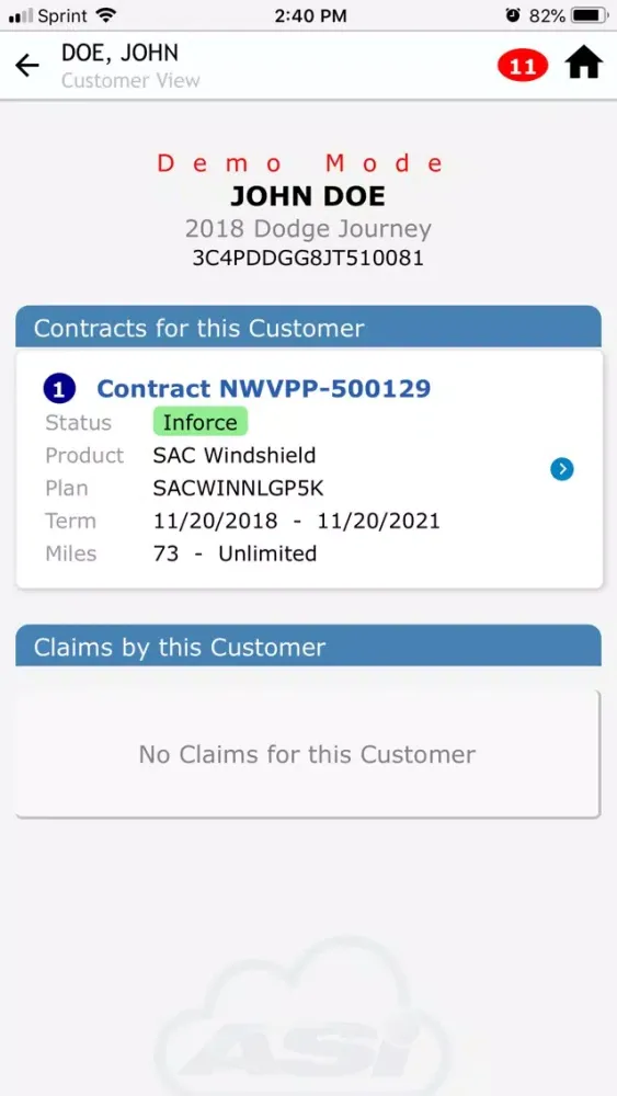 Tangkapan layar ASI Cloud Profit Track Mobile