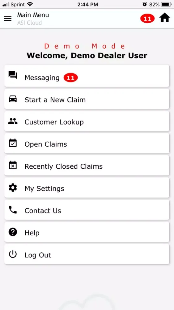 Tangkapan layar ASI Cloud Profit Track Mobile