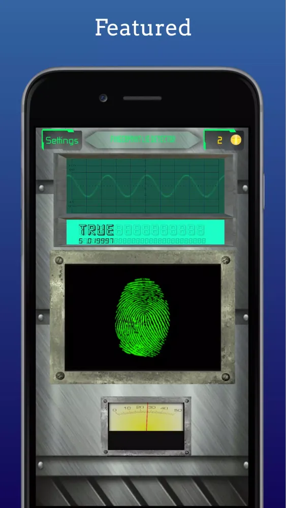 Capturas de pantalla de Real Fingerprint Lie Detector