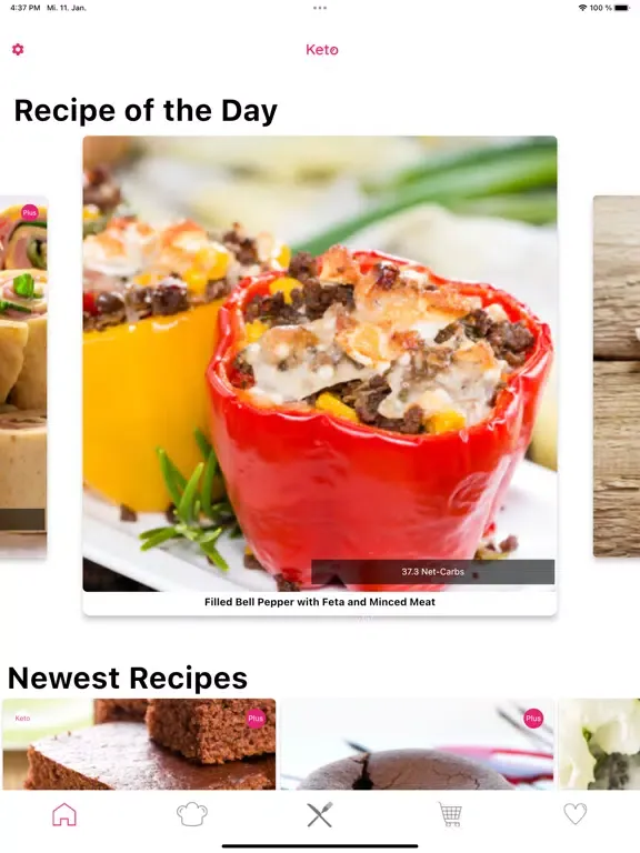 Keto Diet Recipes & Low Carb iPad  스크린샷