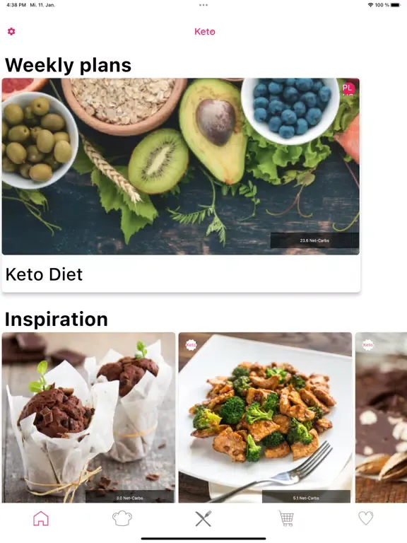 Keto Diet Recipes & Low Carb iPad  스크린샷