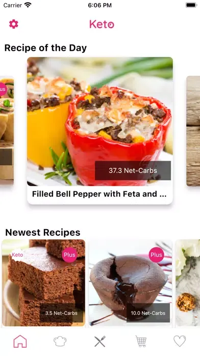 Keto Diet Recipes & Low Carb 스크린샷