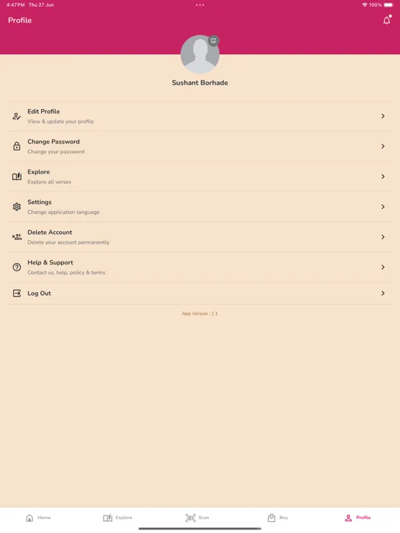 Captures d'écran de Bhagavad Gita For All! iPad 