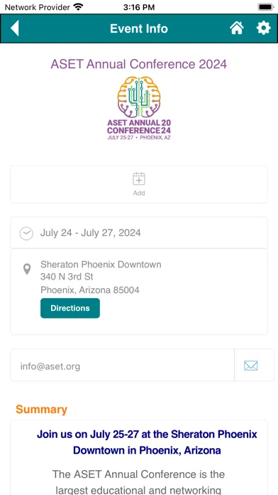 Ảnh chụp màn hình của ASET Annual Conference 2024