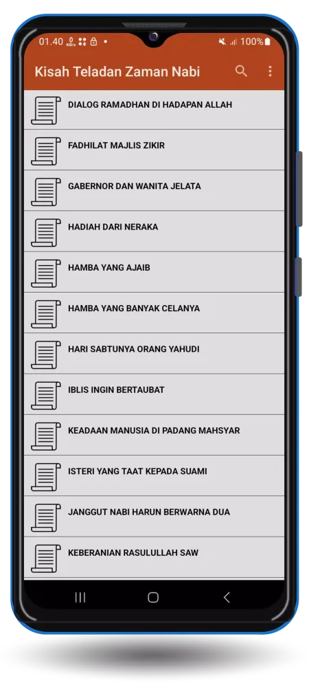 Ảnh chụp màn hình của Kisah Teladan Zaman Nabi