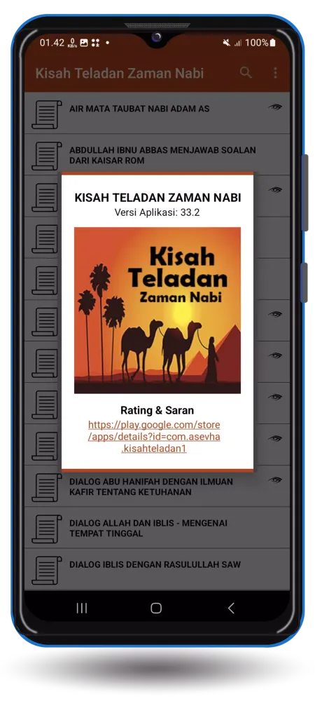 Ảnh chụp màn hình của Kisah Teladan Zaman Nabi