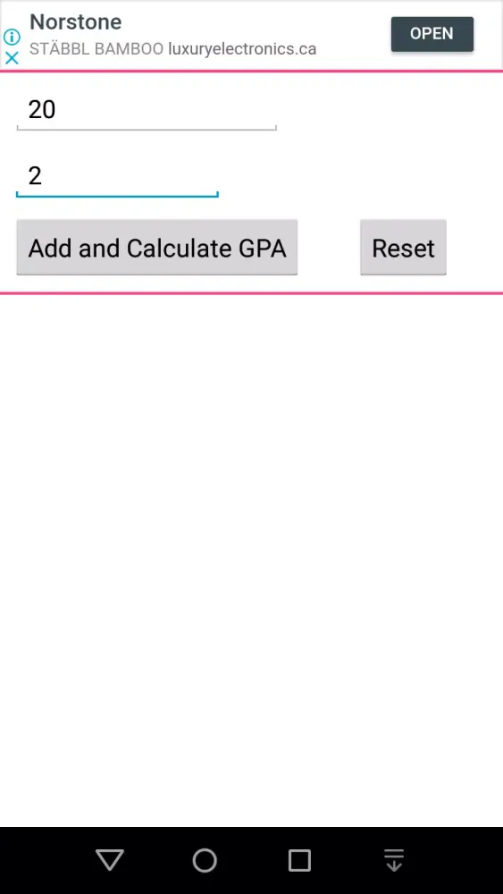 Tangkapan layar Free GPA Calculator